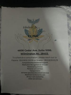 Wholelistic care clinic