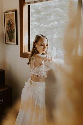 Lauren in the beautiful Autumn Dress! Photo by Bridgette Wuest