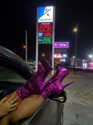 She'll come here occasionally