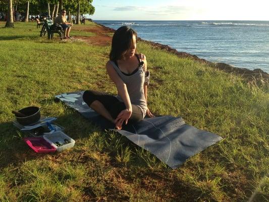 Yelp Kicks Butt @ Sunset Yoga