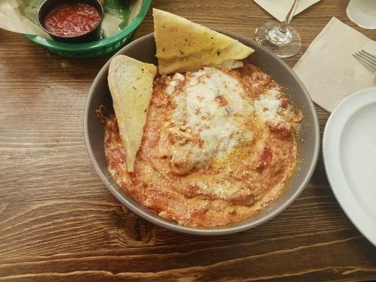 Meat Lasagna With Parmesan Cheese and Red Pasta Sauce from Pizzaiolo's Pizza Pasta Salad Italian Pizzeria Restaurant