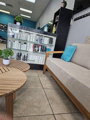 New Furniture in Waiting Area