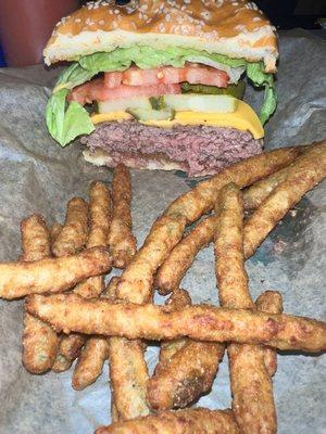 Excellent grilled burger