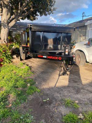 Maxx-D DJX Dump trailer 7x12