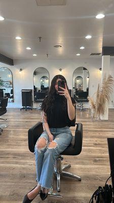 Women's Haircut & gloss