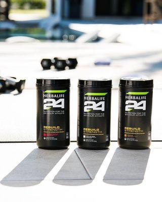 We offer a rebuild strength which helps recovery after your workout. Comes in three fabulous flavors.