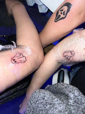 Oct 2023 Friday the 13th Flash tattoos