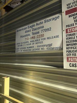 American Eagle Auto Storage