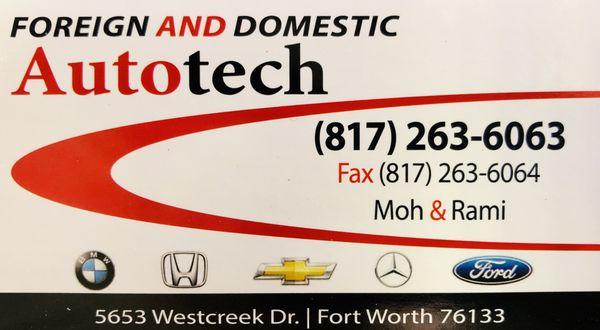 Foreign & Domestic Auto Tech