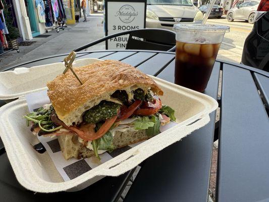 Italiana and a cold brew
