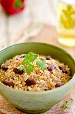 Try our Coconut Yellow Rice and Beans. Delicioso!