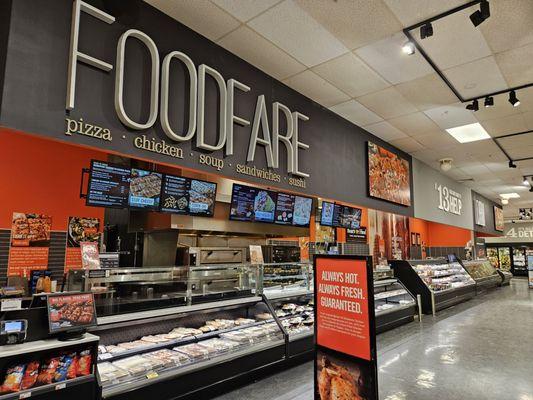 Deli and takeaway section