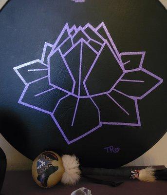 Drum with my Company Logo that was created and designed by my Husband, do not copy.