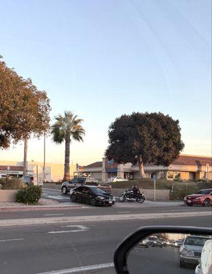 Entrance to shopping center
