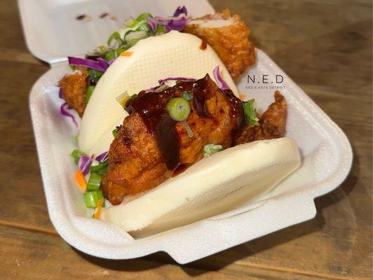 Fried Chicken Bao Buns