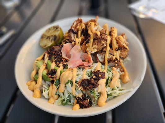 Chicken katsu bowl - tasty!