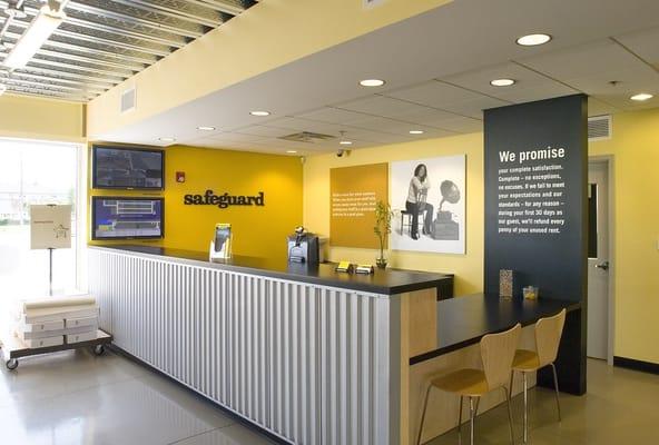 Safeguard's clean, modern offices are well managed by our friendly and professional storage experts.