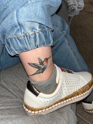 Hummingbird tattoo