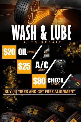 Wash and Lube Auto Repair