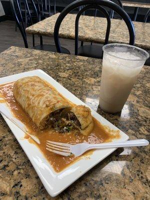 Carne asada Burrito Mojado