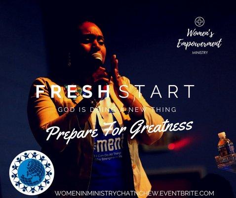 Pastor Eleshia Cash leads a phenomenal women's outreach ministry.... The Women's Empowerment Ministry Who is always encouraging women