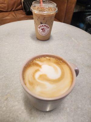 Having a treat at the newly named Roamer Coffee House (previously Hand Craft Coffee Company.)