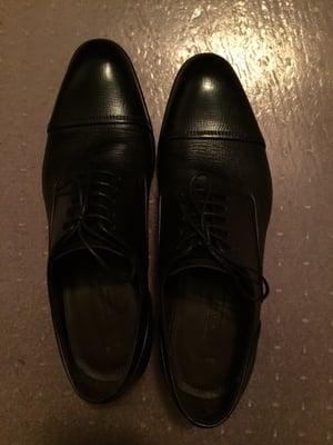 Ray fixed the scuff on one of my shoe and polished both. Now I couldn't tell the difference. Top notch work