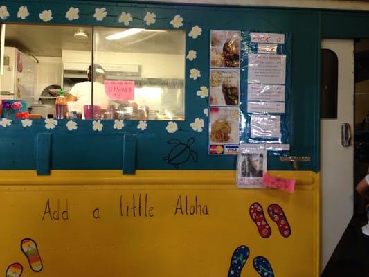 Aloha to go at TGH lunchtime.