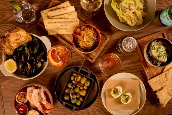 Appetizers and starters at Bentwood.