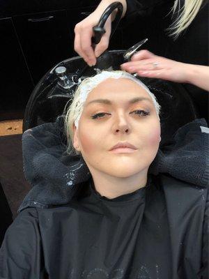 Taylor washing out mah bleach