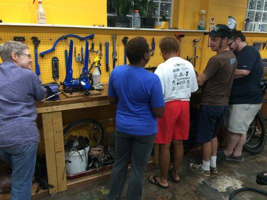 Do you know how to patch a tube? These folks do!