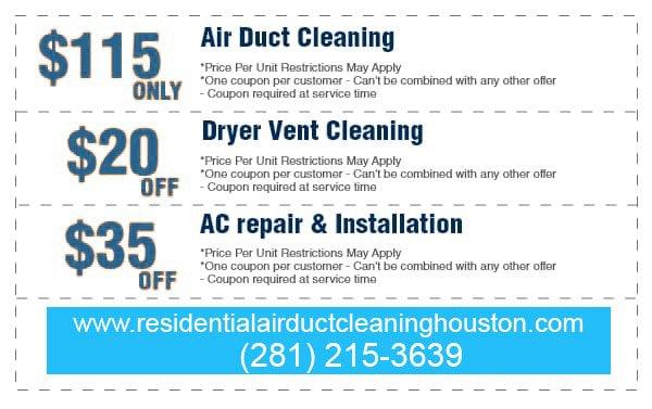 Contact Residential Air Duct Cleaning Houston now!