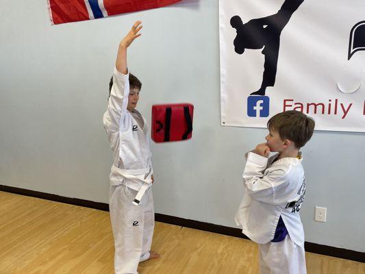 Working on reaction speed and timing.