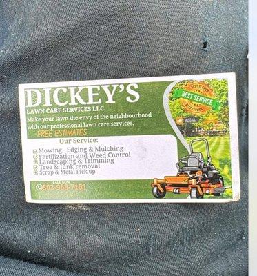 Dickey's Lawn Care