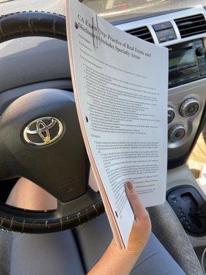 Organized and bold. Copies came out clear.