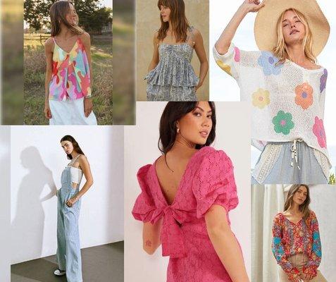 New Spring and Summer Arrivals are coming in weekly! Come check us out in store or online for affordable high quality womens clothing