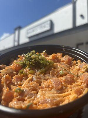 Spicy ahi poke bowl