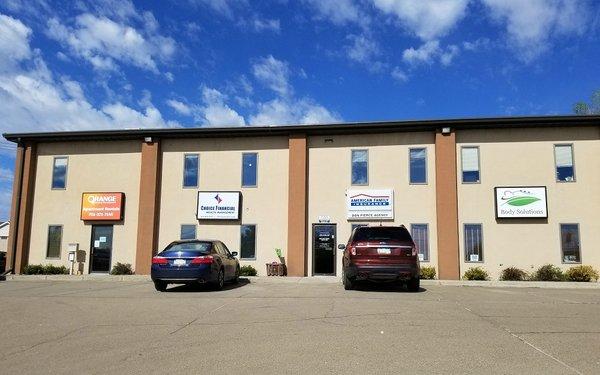 Orange Property Management is located near Choice Financial, American Family Insurance, and Body Solutions in Beulah, North Dakota.