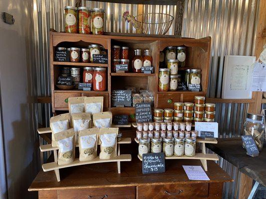 Products made on the farm