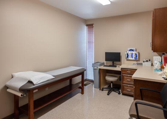 Photo of exam / treatment room.