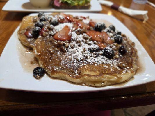 Berry nutty short stack