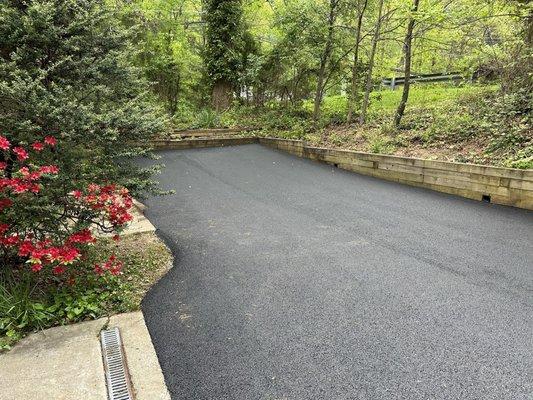 Our new driveway by Metropolitan. Great job. If you read this (owners) please tell your team that they're excellent