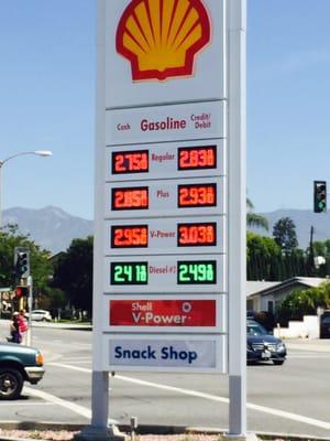 Yep, you guessed it, here to get gas