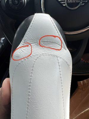 Those Scratches weren't there when i dropped the $400 skate boot off