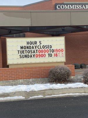 Fairchild Commissary