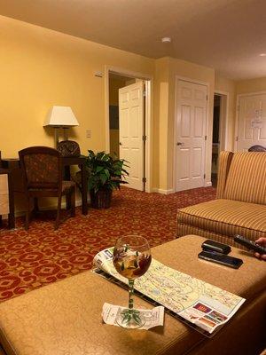 Living room of 1 bedroom