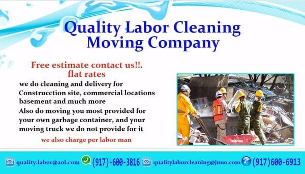 Quality Labor Cleaning