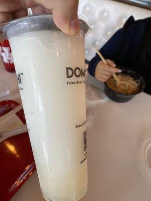 Lychee smoothie 7 dollars