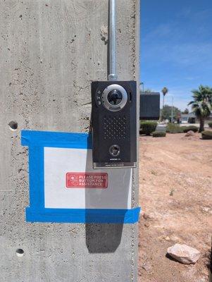 The purpose of this intercom is to tell people that there is no place in the State of Nevada to receive service from DETR in person.