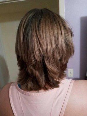 What Kim did to her hair